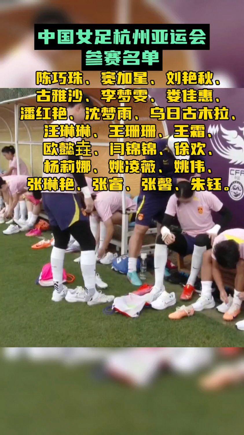 关于中国女足东亚杯集训名单出炉：王霜领衔张琳艳在列的信息